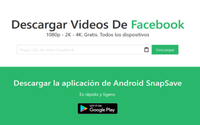 Descargar videos de Facebook HD